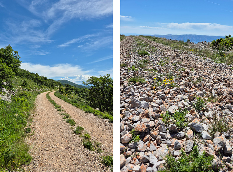 Gravel in Kroatien